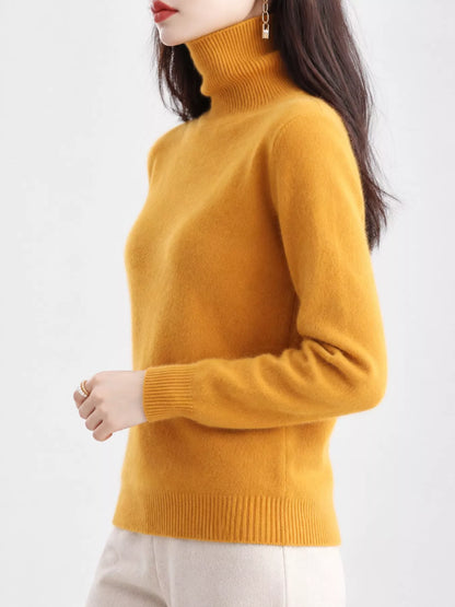 Full Size Turtleneck Long Sleeve Sweater Plus Size