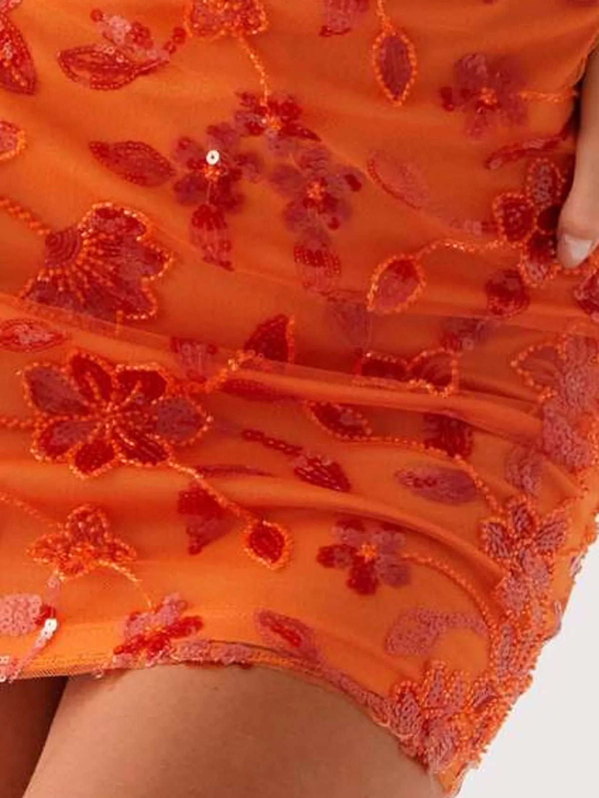 Floral Textured Strapless Mini Dress