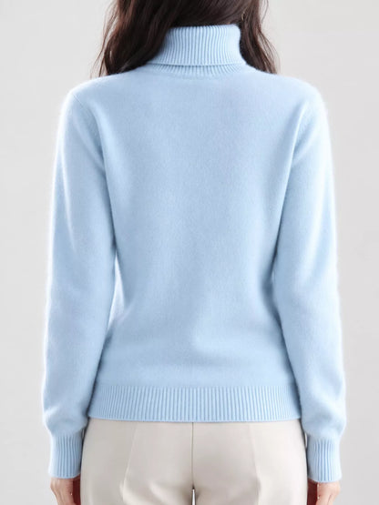 Full Size Turtleneck Long Sleeve Sweater Plus Size