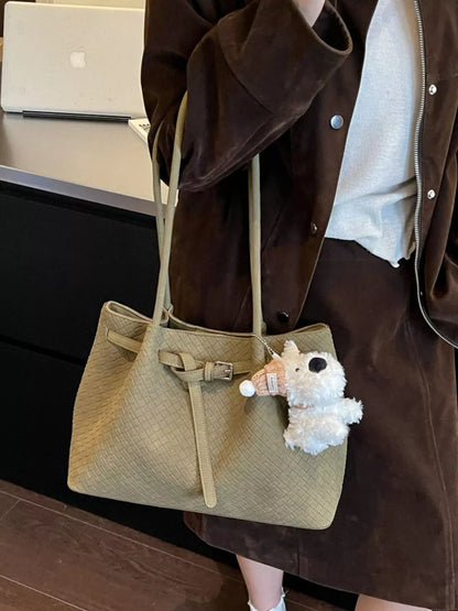 Woven Texture Shoulder Bag