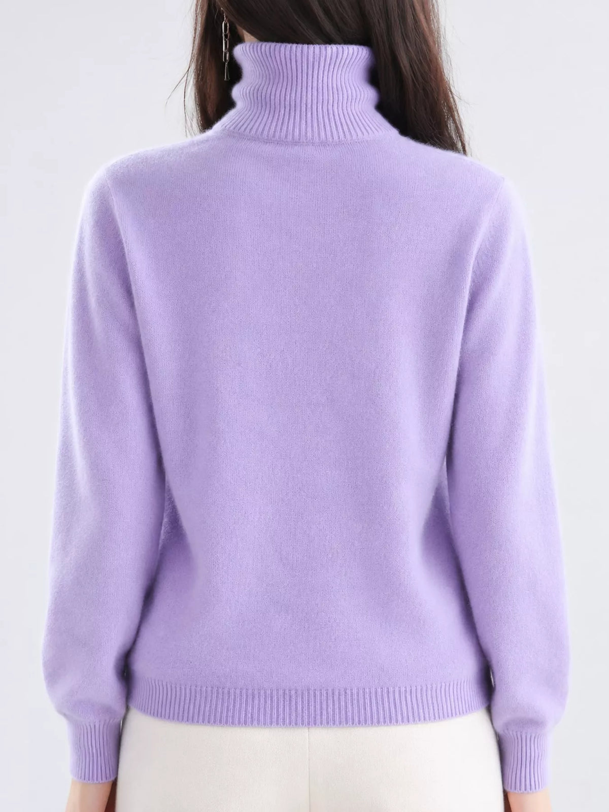 Full Size Turtleneck Long Sleeve Sweater Plus Size
