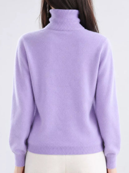 Full Size Turtleneck Long Sleeve Sweater Plus Size