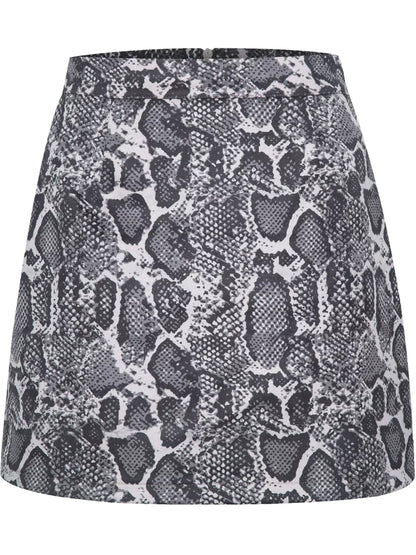 High-Waisted Slit Skirt