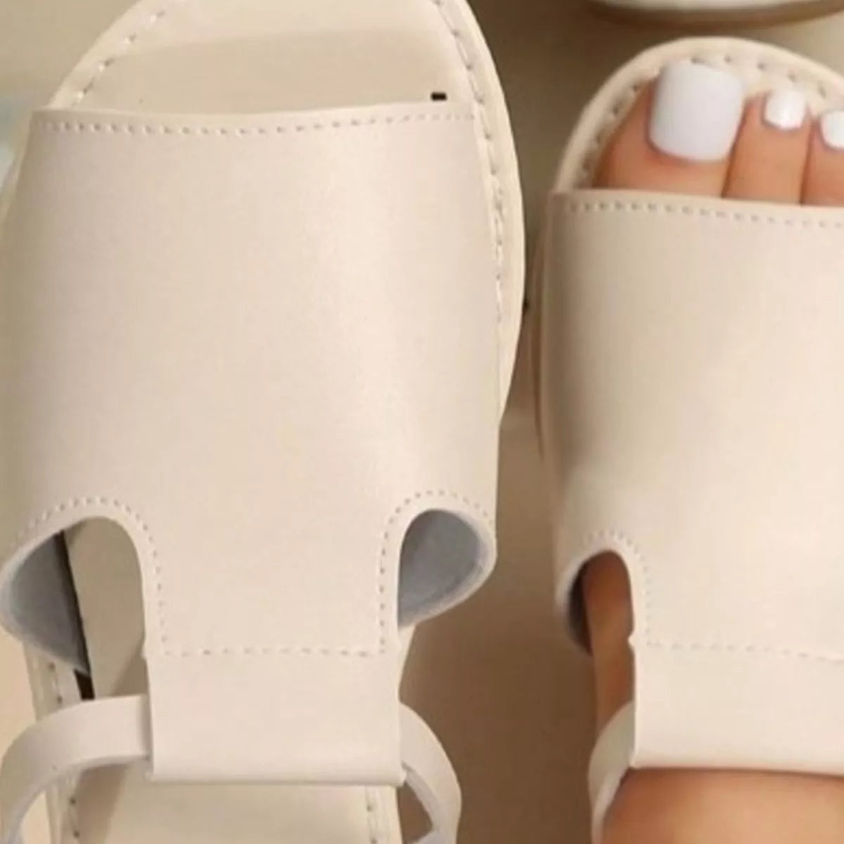 Open Toe Flats Sandals