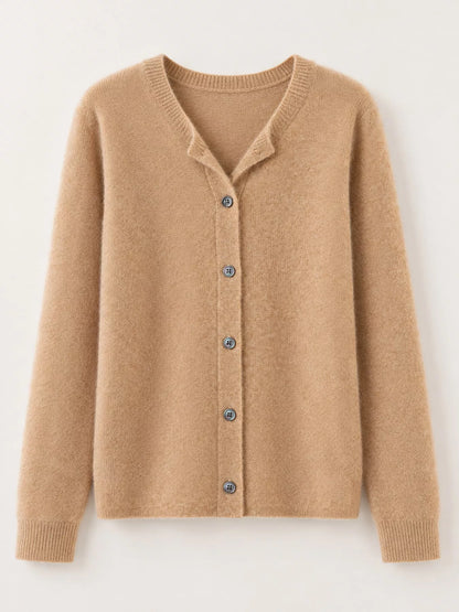 Button-Down Long Sleeve Cardigan
