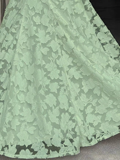 Backless Lace Maxi Dress