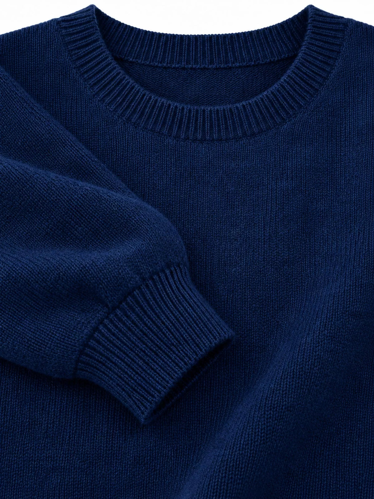 Full Size Classic Crew Neck Sweater Plus Size
