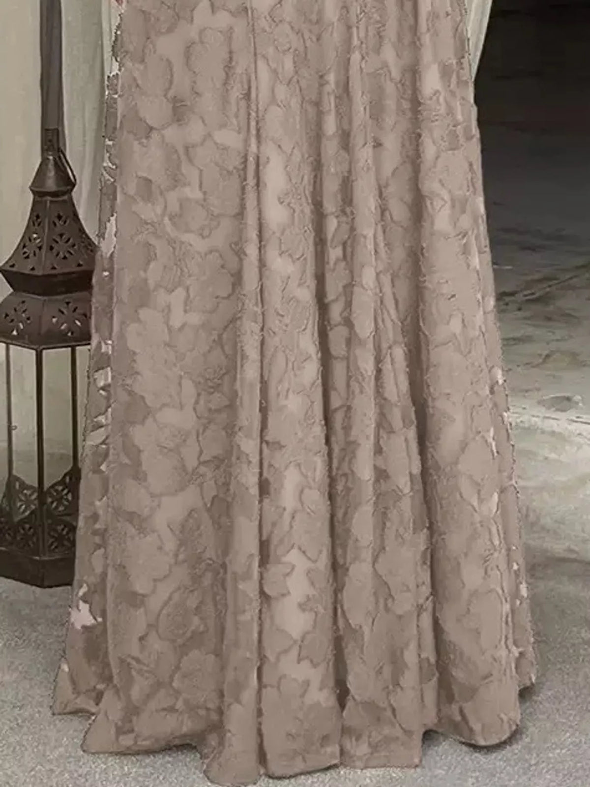 Backless Lace Maxi Dress