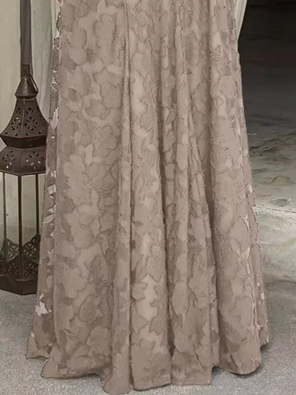 Backless Lace Maxi Dress