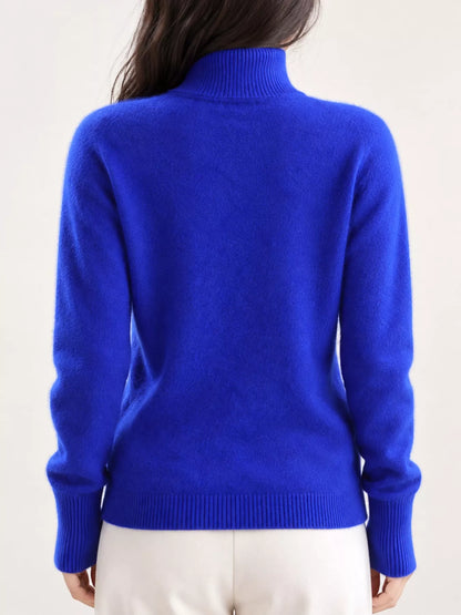 Full Size Turtleneck Long Sleeve Sweater Plus Size