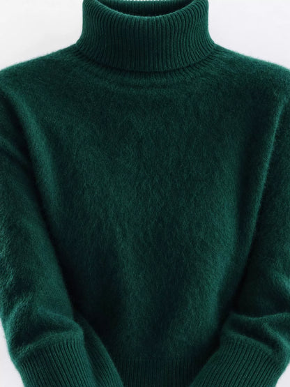Full Size Turtleneck Long Sleeve Sweater Plus Size