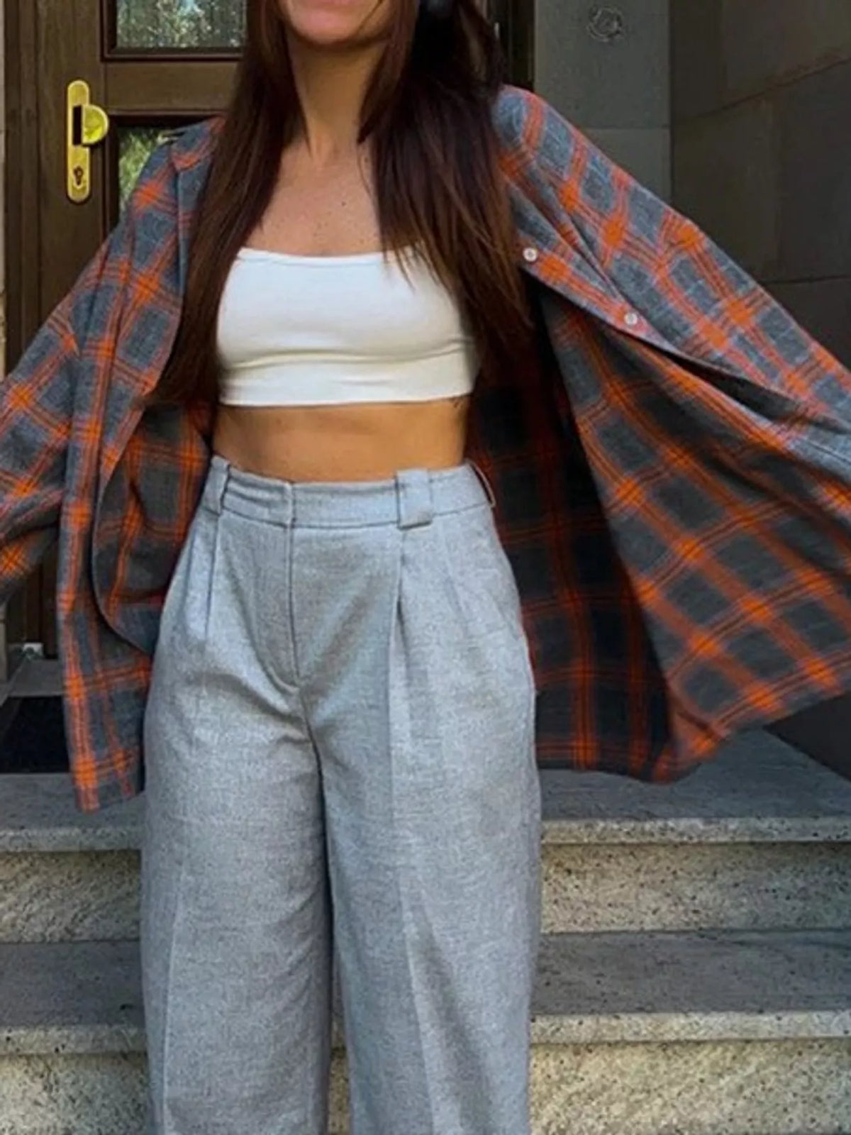 Plaid Button Up Shirt