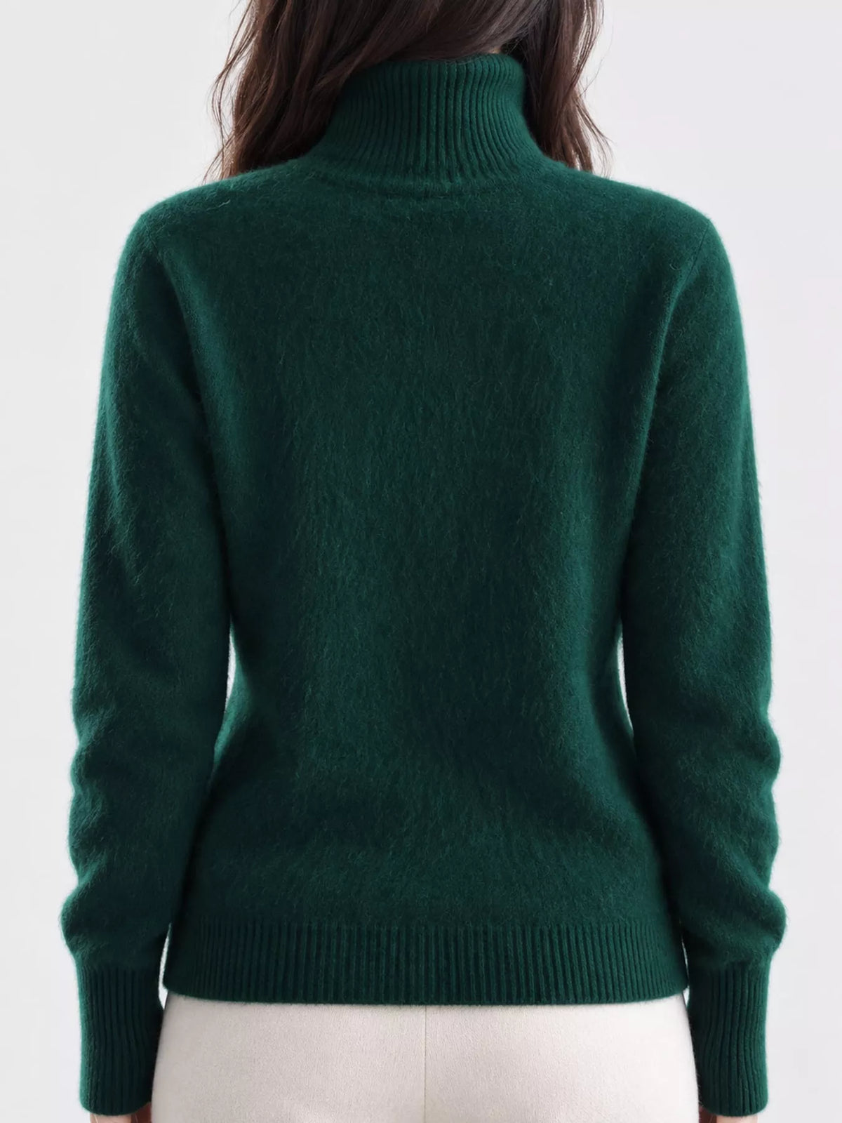 Full Size Turtleneck Long Sleeve Sweater Plus Size