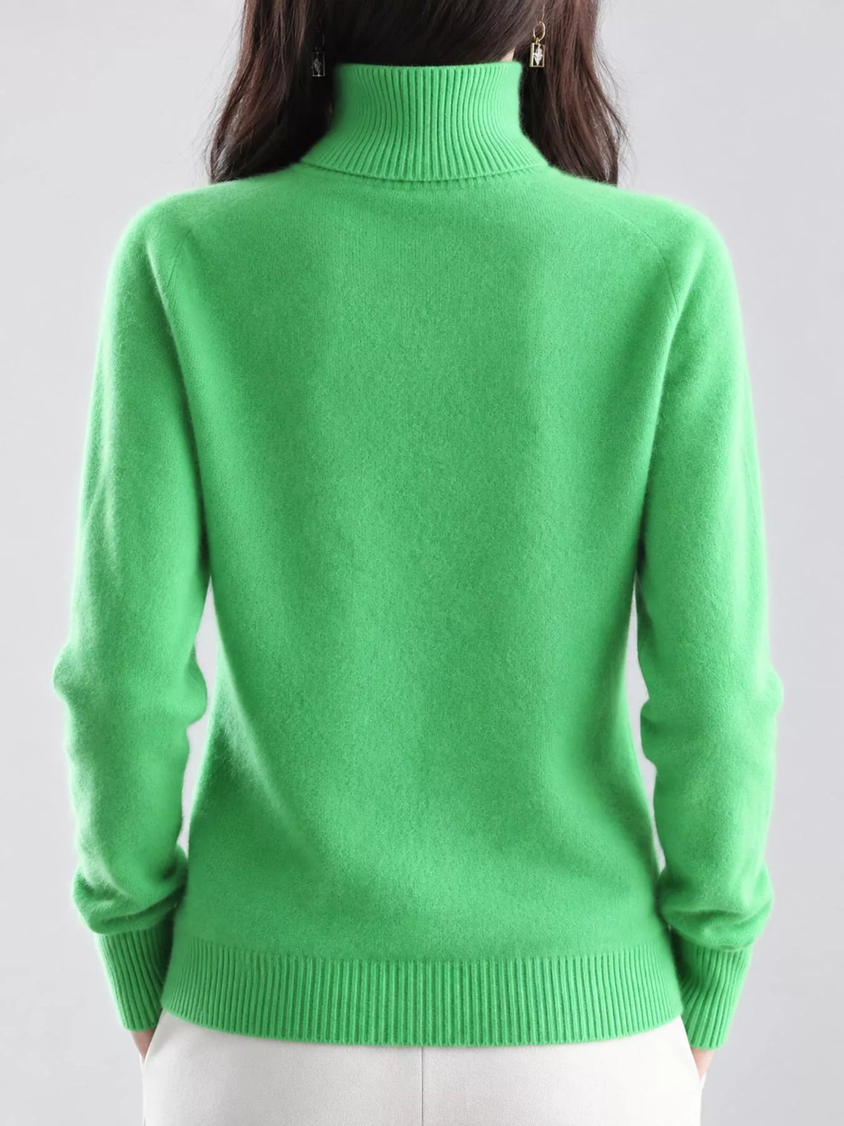 Full Size Turtleneck Long Sleeve Sweater Plus Size