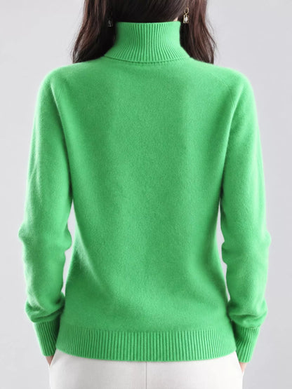 Full Size Turtleneck Long Sleeve Sweater Plus Size