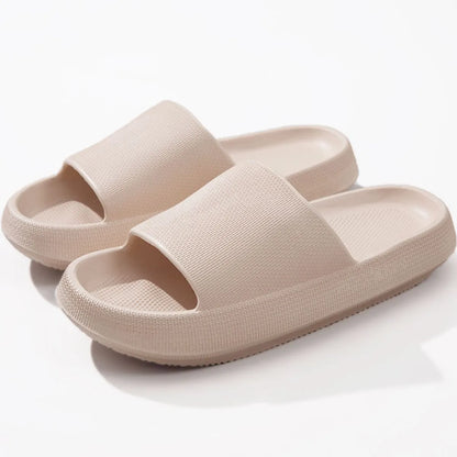 Open Toe Platform Slippers