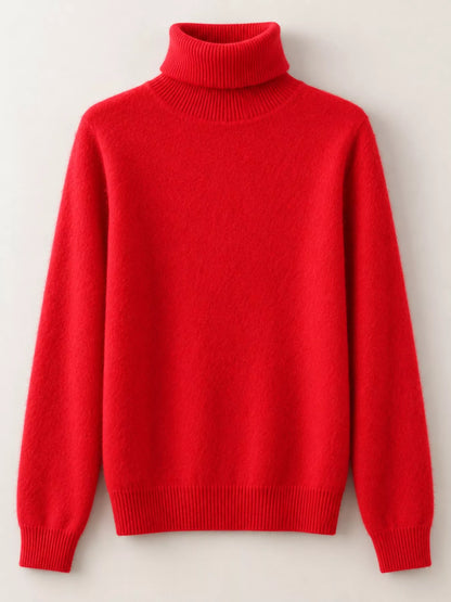 Full Size Turtleneck Long Sleeve Sweater Plus Size