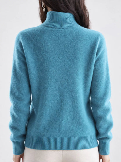 Full Size Turtleneck Long Sleeve Sweater Plus Size