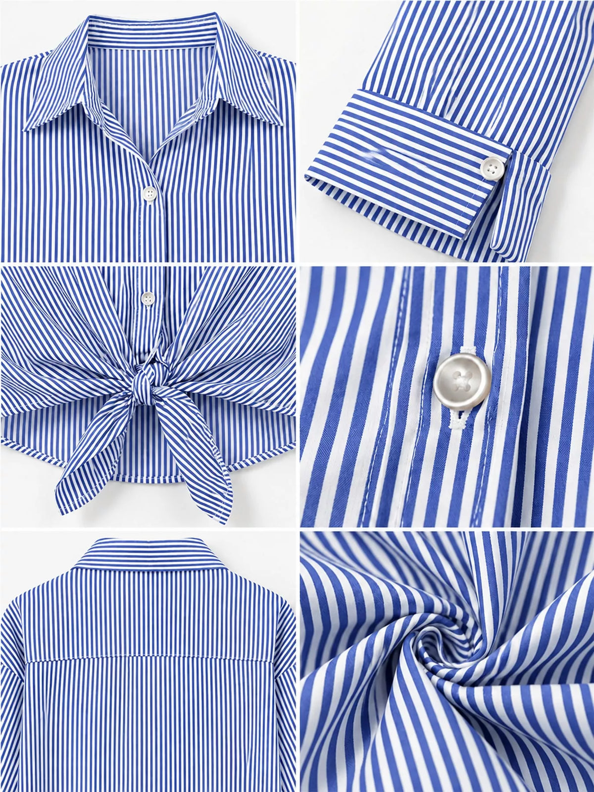 Casual Striped Button-Down Shirt