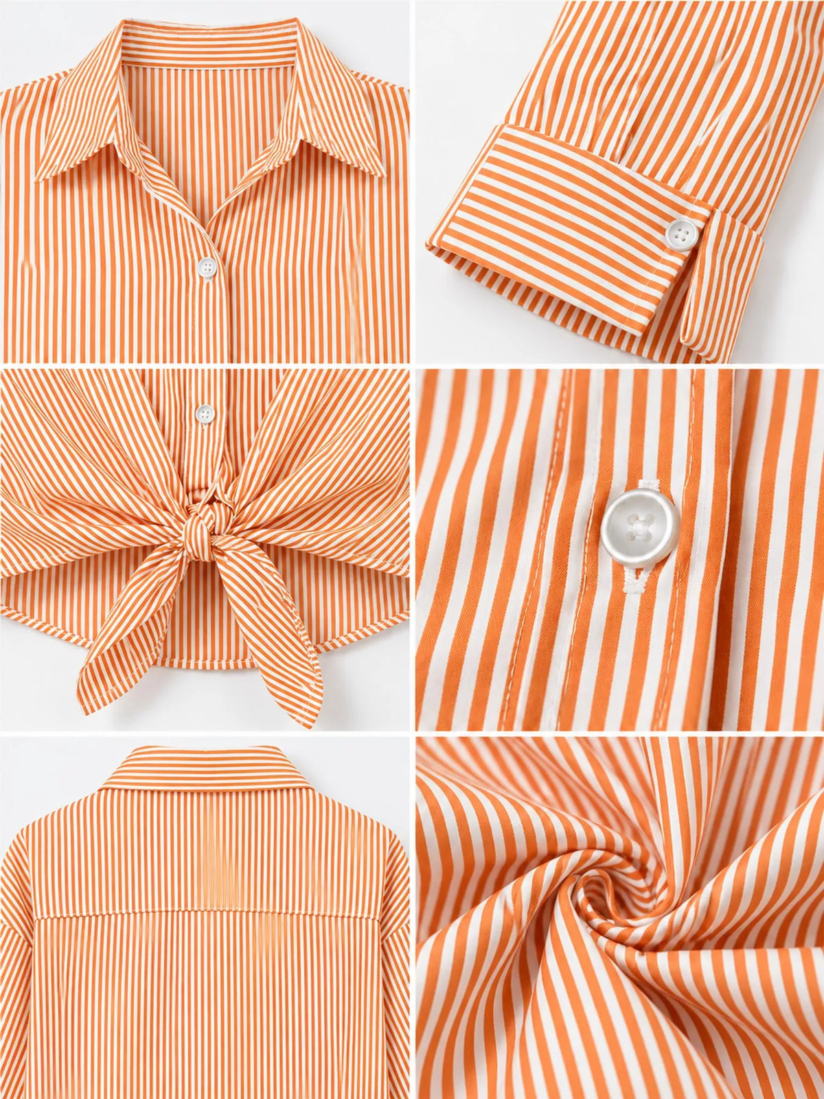 Casual Striped Button-Down Shirt