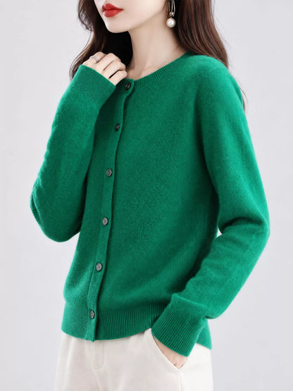 Button-Down Long Sleeve Cardigan