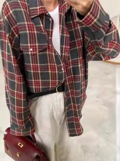 Plaid Button Up Shirt