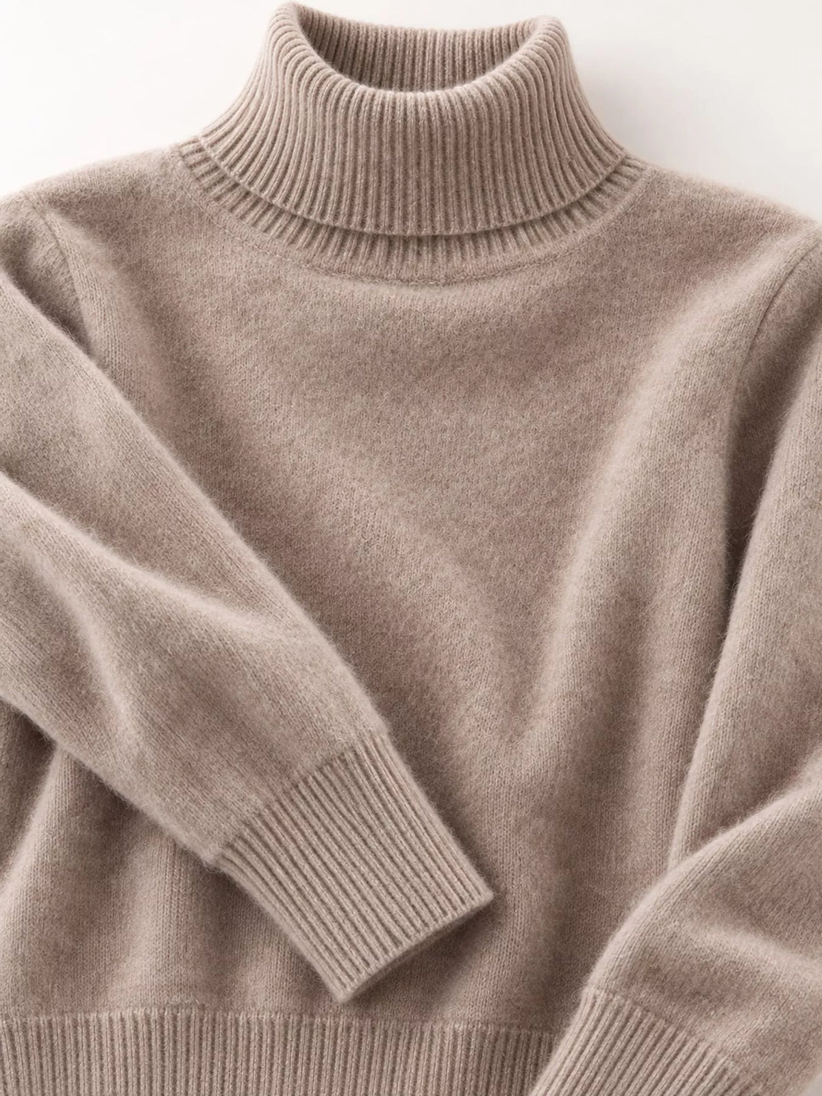Full Size Turtleneck Long Sleeve Sweater Plus Size