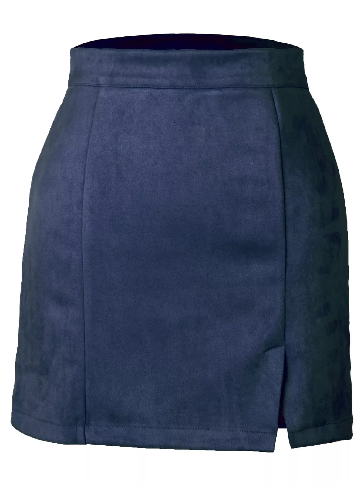 High-Waisted Slit Skirt