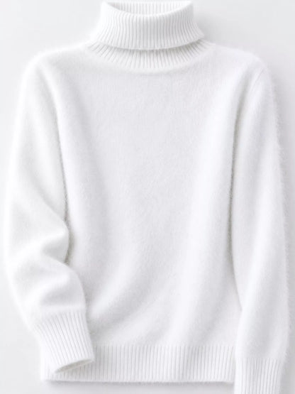 Full Size Turtleneck Long Sleeve Sweater Plus Size