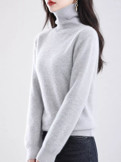 Full Size Turtleneck Long Sleeve Sweater Plus Size