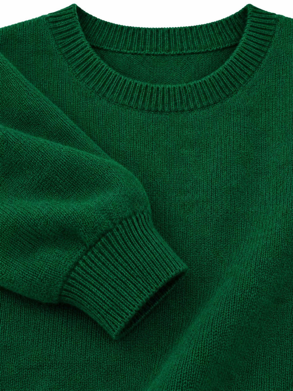 Full Size Classic Crew Neck Sweater Plus Size