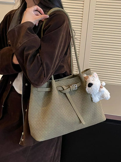 Woven Texture Shoulder Bag