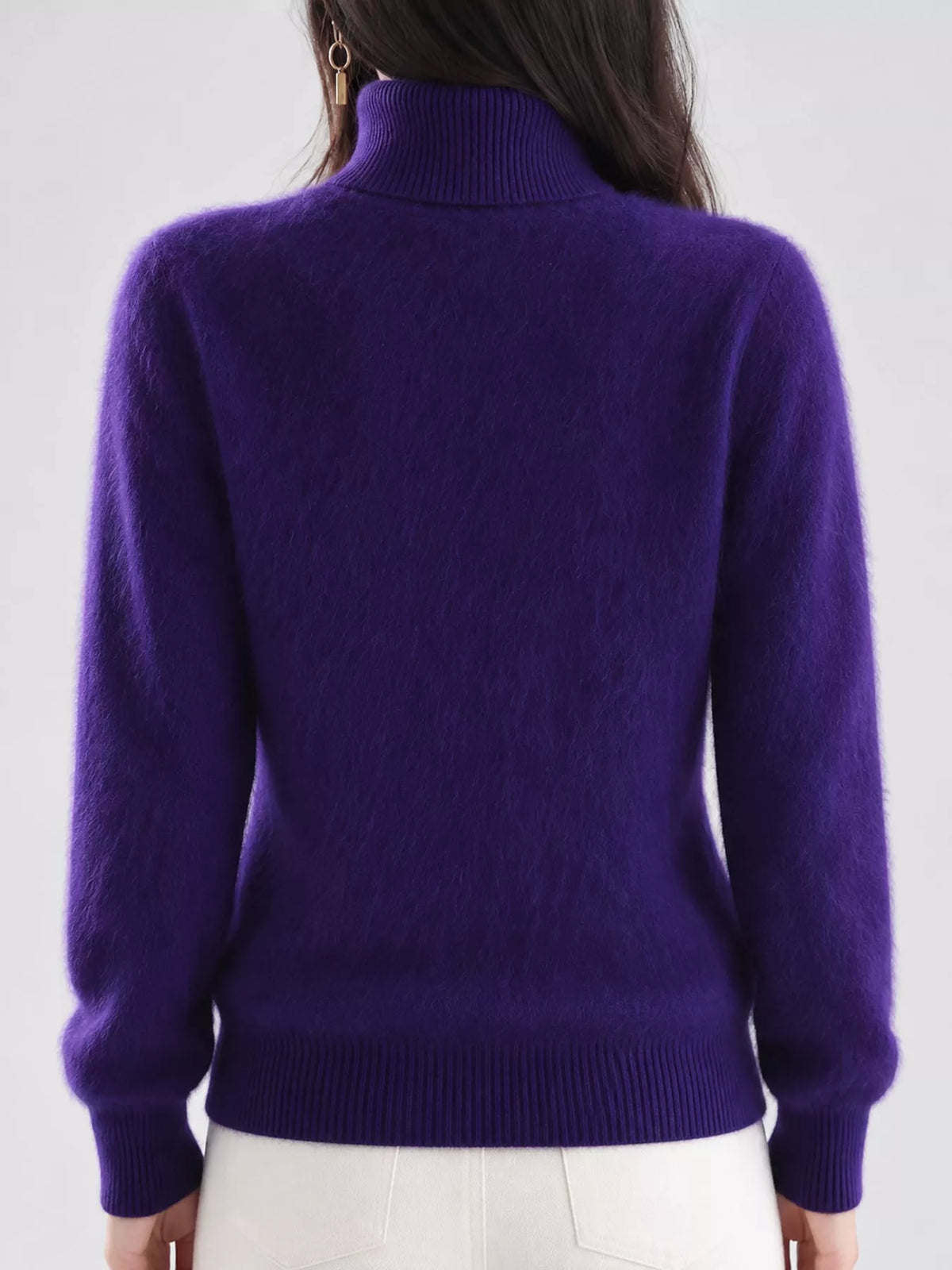 Full Size Turtleneck Long Sleeve Sweater Plus Size