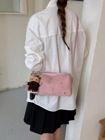 Studded Embellished Shoulder Bag