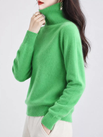 Full Size Turtleneck Long Sleeve Sweater Plus Size
