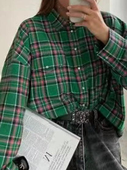 Plaid Button Up Shirt