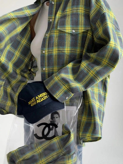 Plaid Button Up Shirt