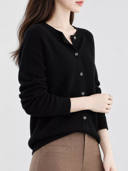 Button-Down Long Sleeve Cardigan