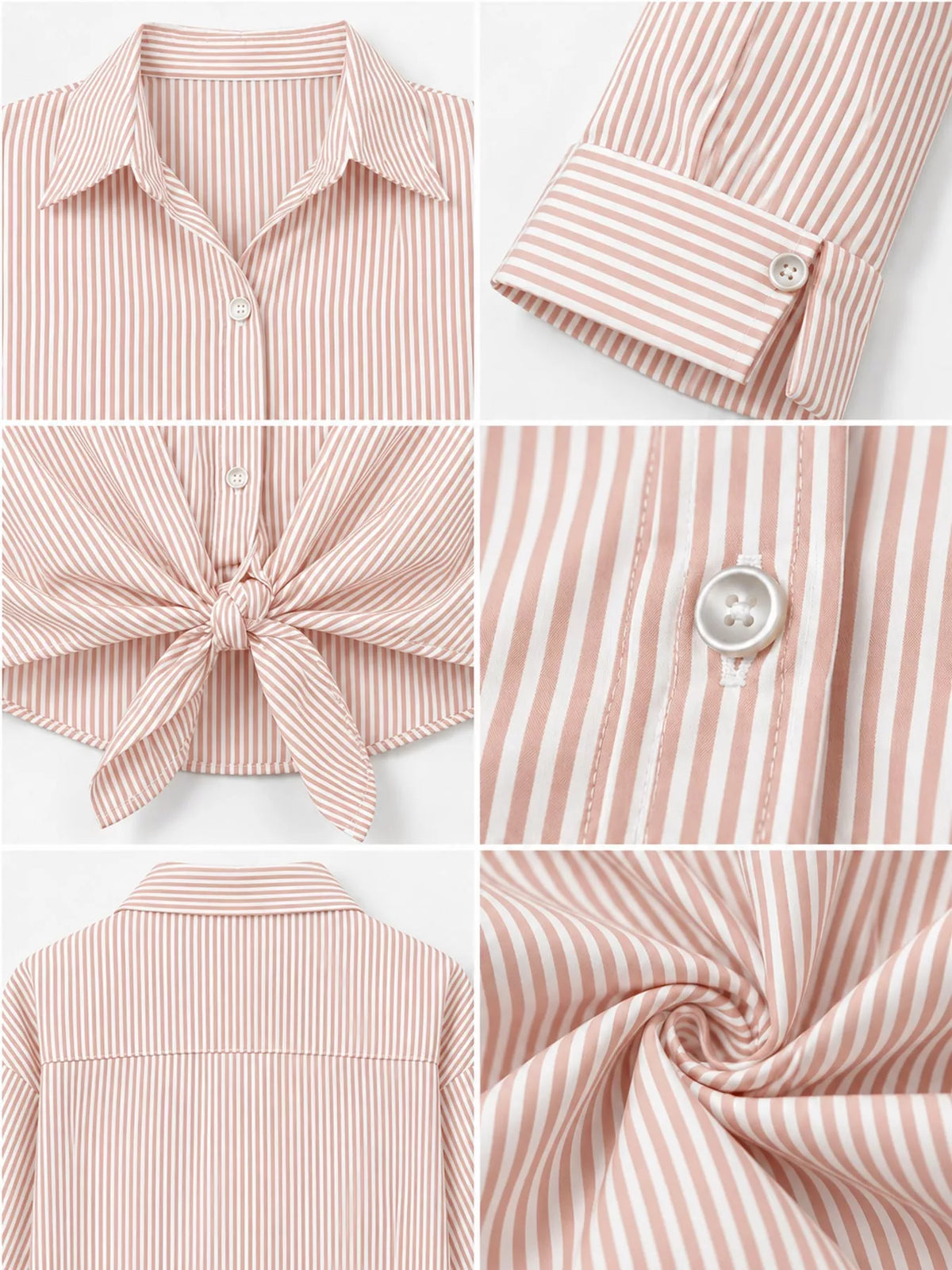 Casual Striped Button-Down Shirt
