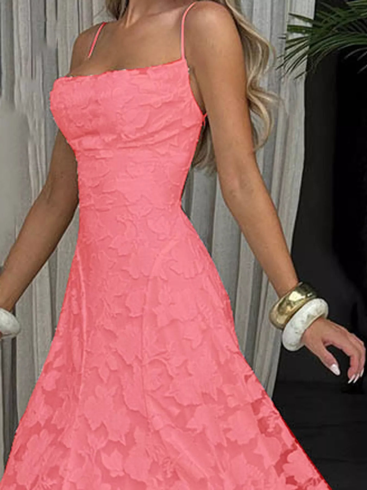 Backless Lace Maxi Dress