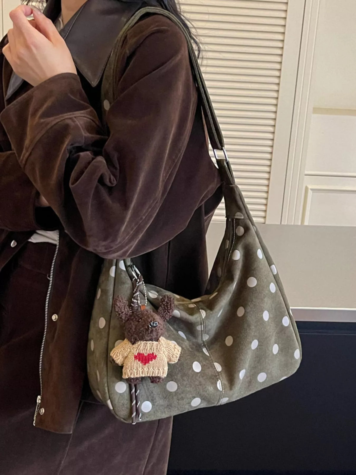 Polka Dot Shoulder Bag