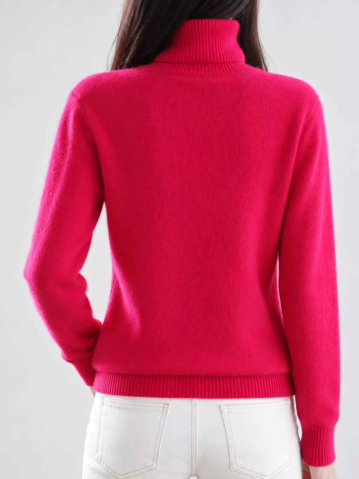 Full Size Turtleneck Long Sleeve Sweater Plus Size