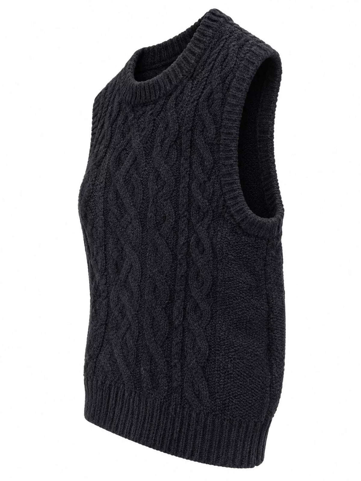 Cable-Knit Sweater Vest