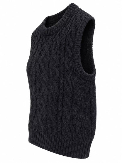Cable-Knit Sweater Vest