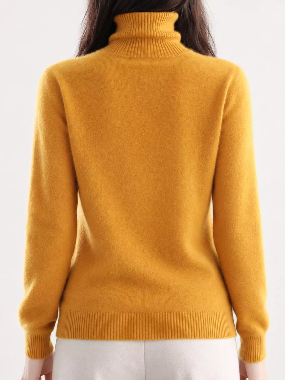 Full Size Turtleneck Long Sleeve Sweater Plus Size