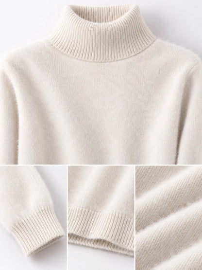 Full Size Turtleneck Long Sleeve Sweater Plus Size