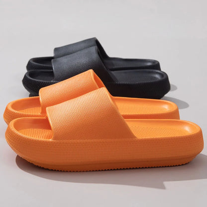 Open Toe Platform Slippers
