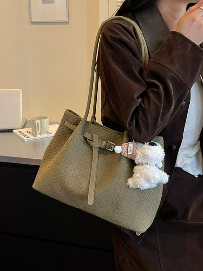 Woven Texture Shoulder Bag