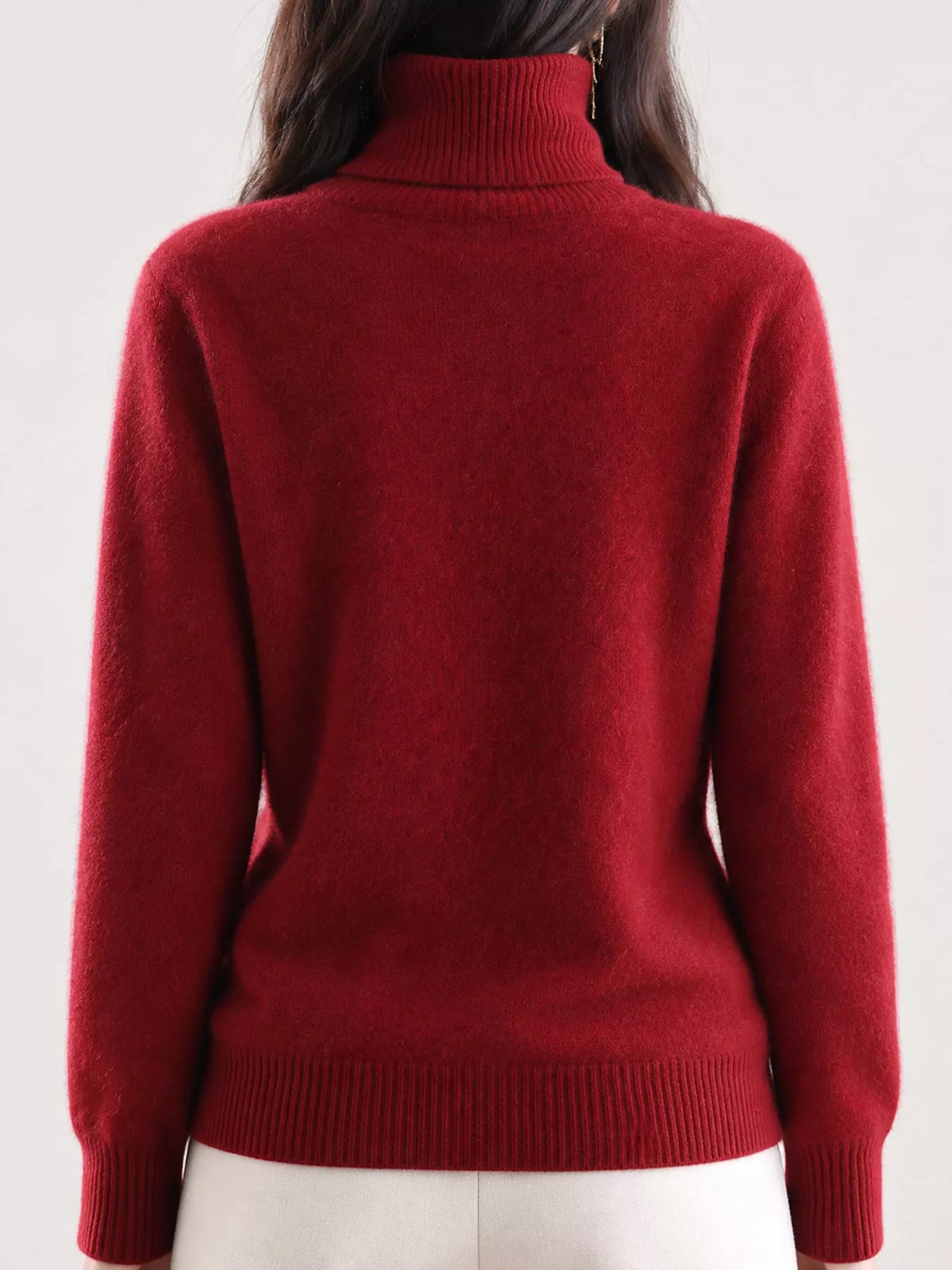 Full Size Turtleneck Long Sleeve Sweater Plus Size
