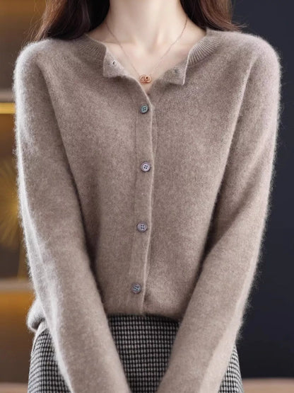 Button-Down Long Sleeve Cardigan